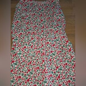 Cat & Jack Vibrant Floral Patterned Long sleeve Dress NWOT